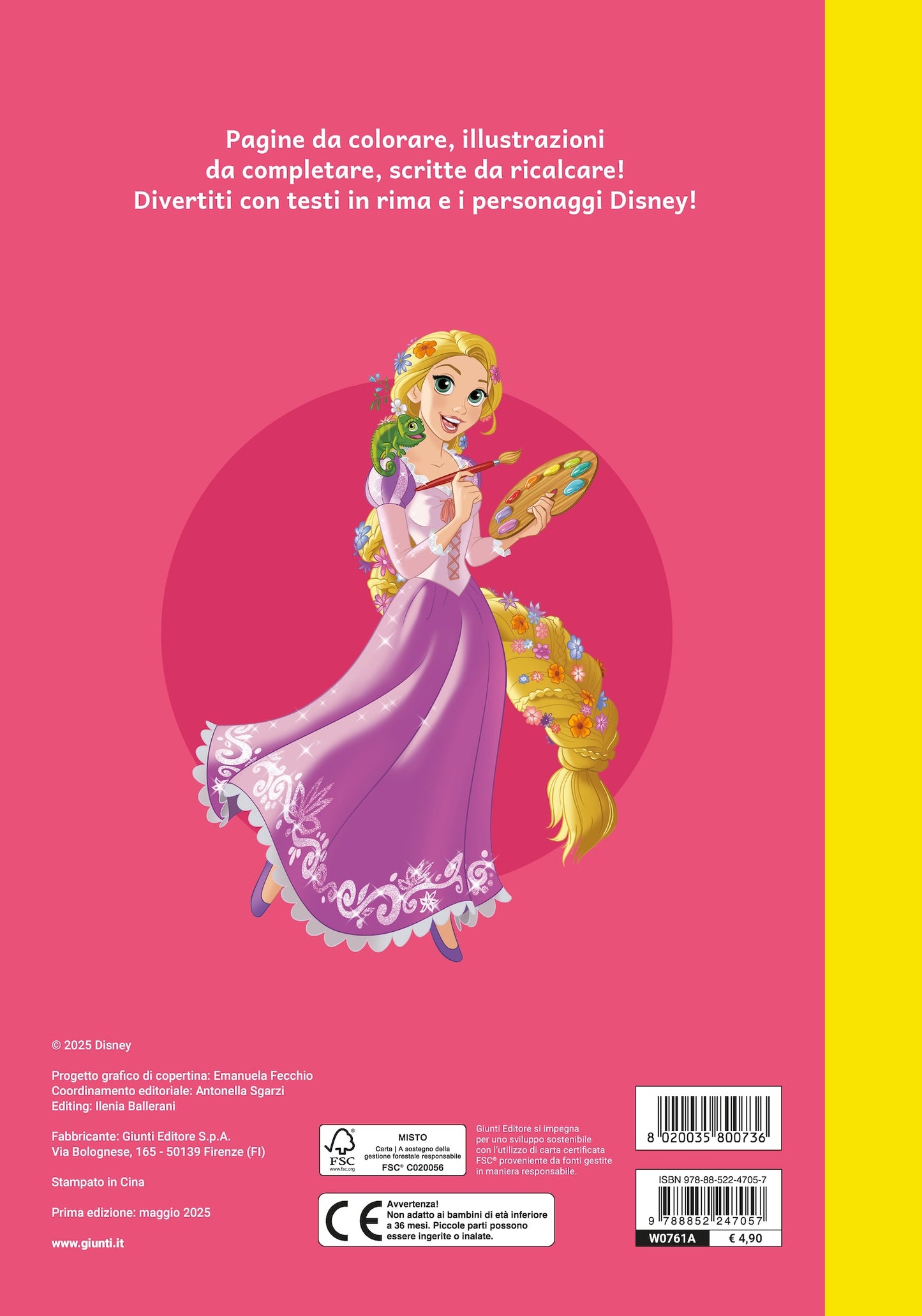 Principesse Disegna&colora Disney Princess