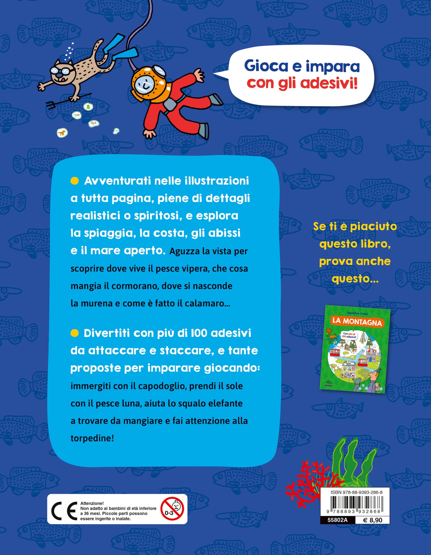 Il mare . Con più di 100 adesivi!