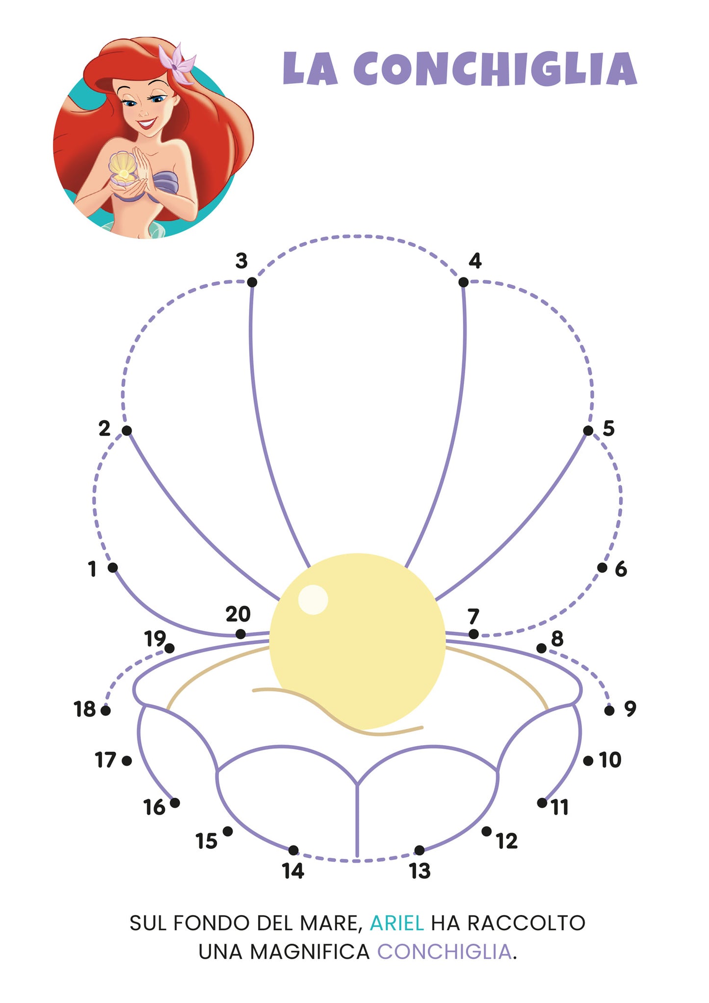 Principesse Unisco i puntini Disney Princess