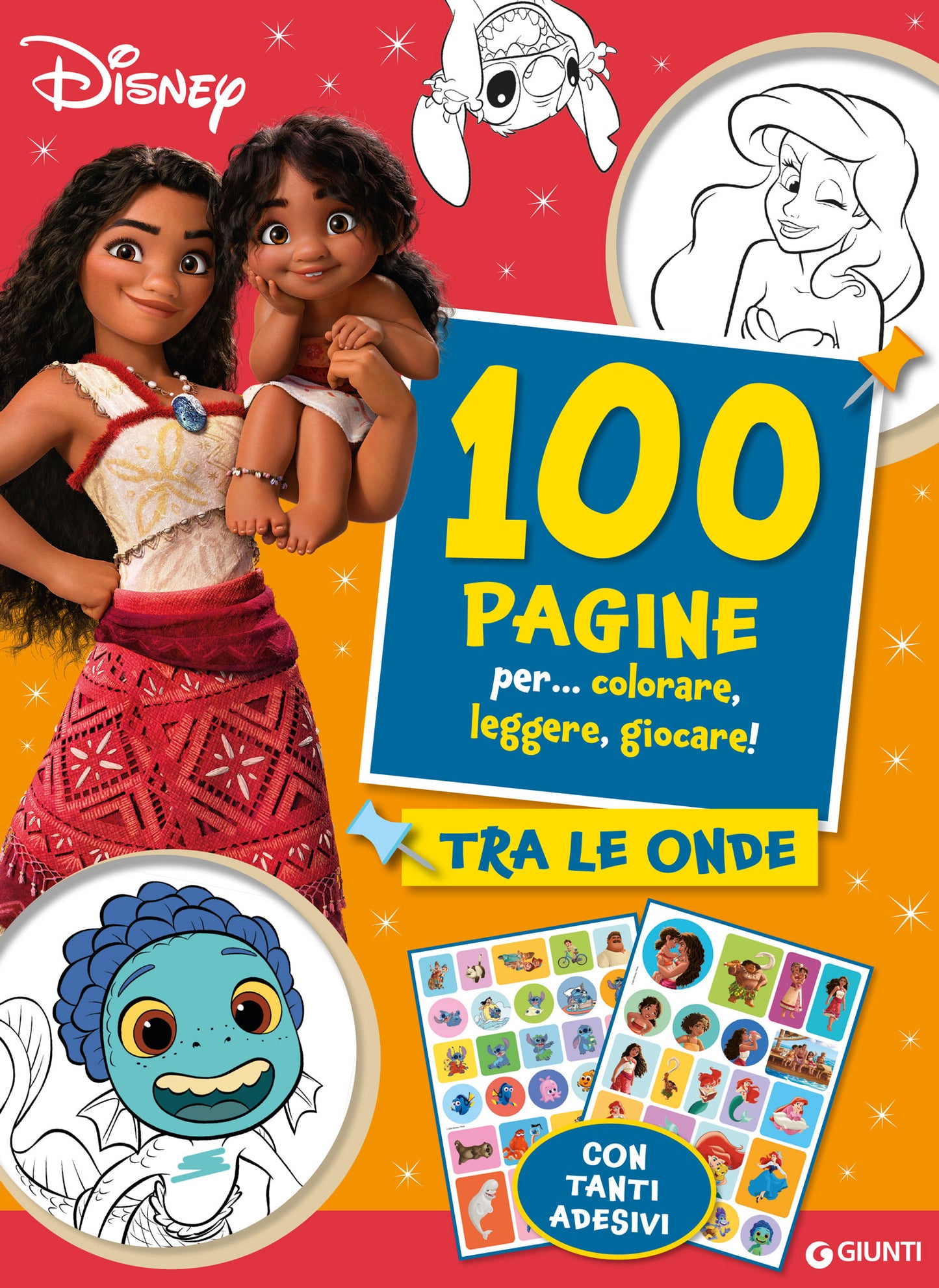 Oceania 100 Pagine per colorare, leggere, giocare . Tra le onde - con tanti adesivi