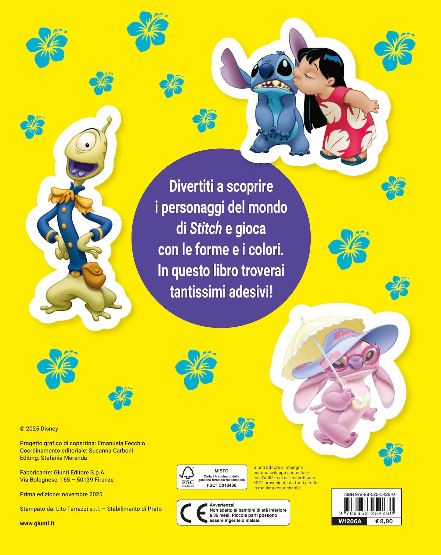 Stitch Super Staccattacca. Gioca, attacca, impara - Con più di 200 adesivi