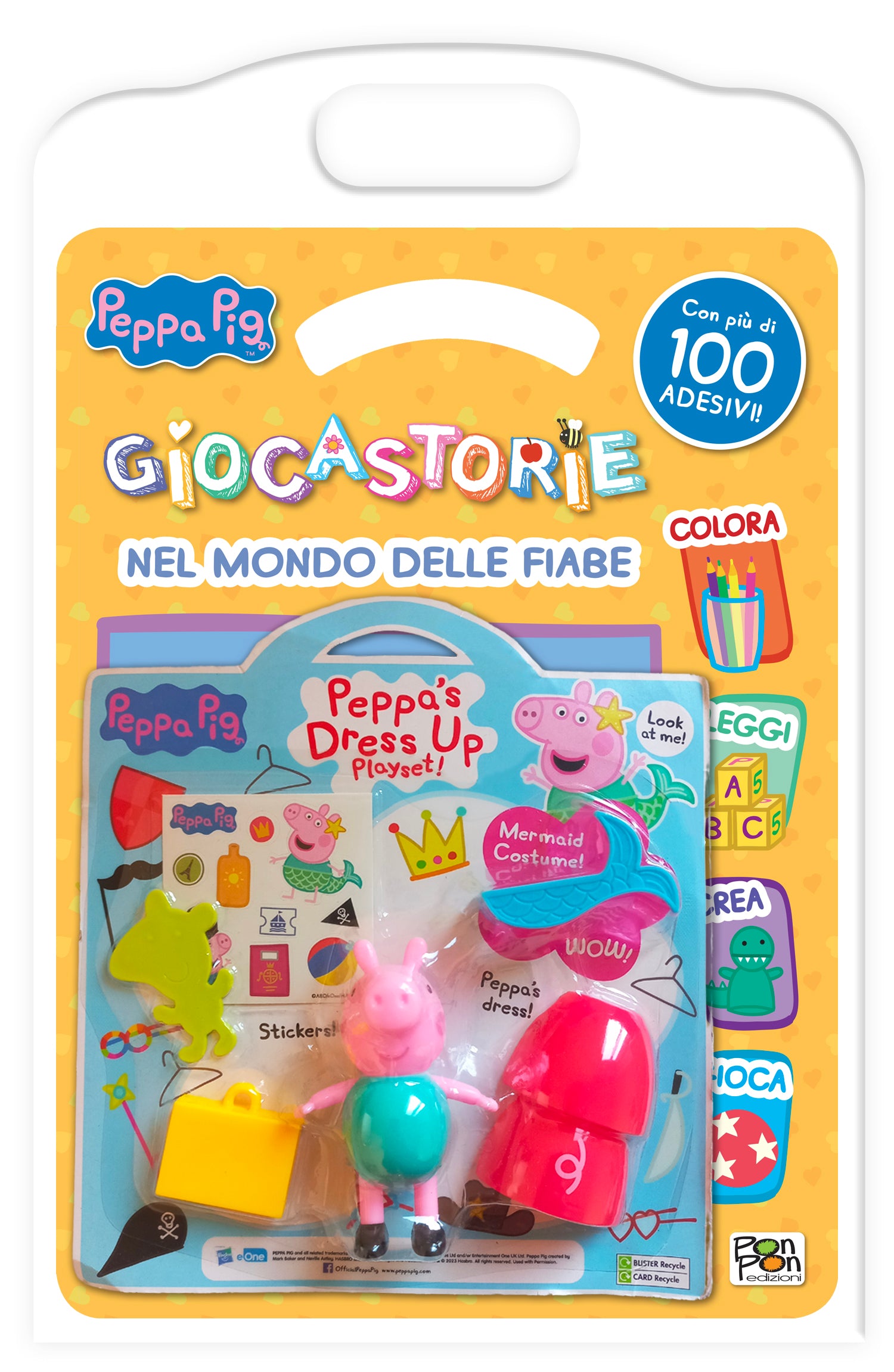 Peppa Pig. Activity con gadget. Nel mondo delle fiabe + playset vestitini