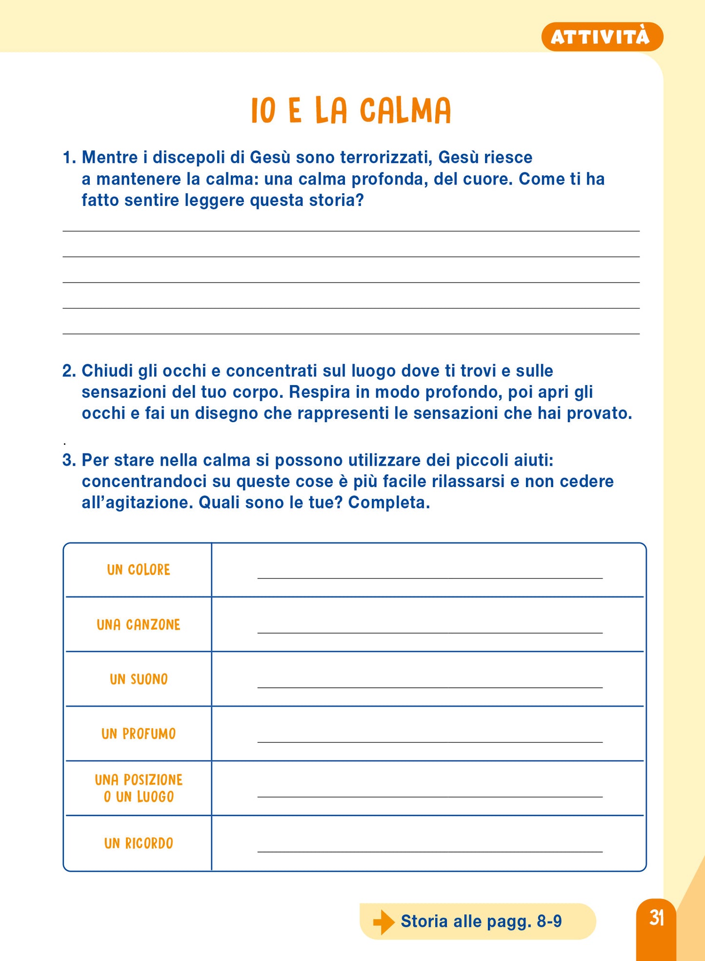 Le emozioni con le storie di Gesù. con audio di tutte le storie