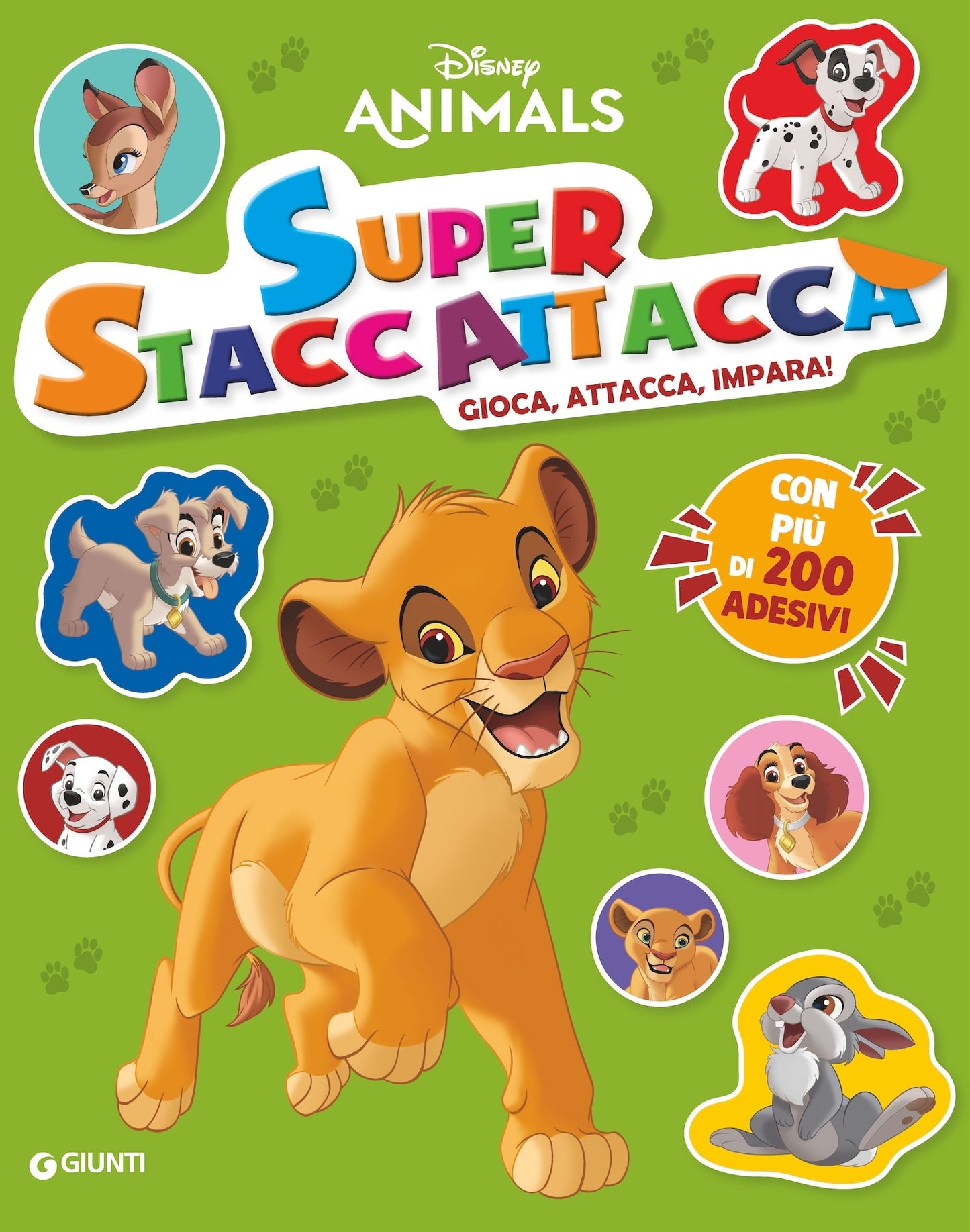 Disney Animals Super Staccattacca. Gioca, attacca, impara con più di 200 adesivi