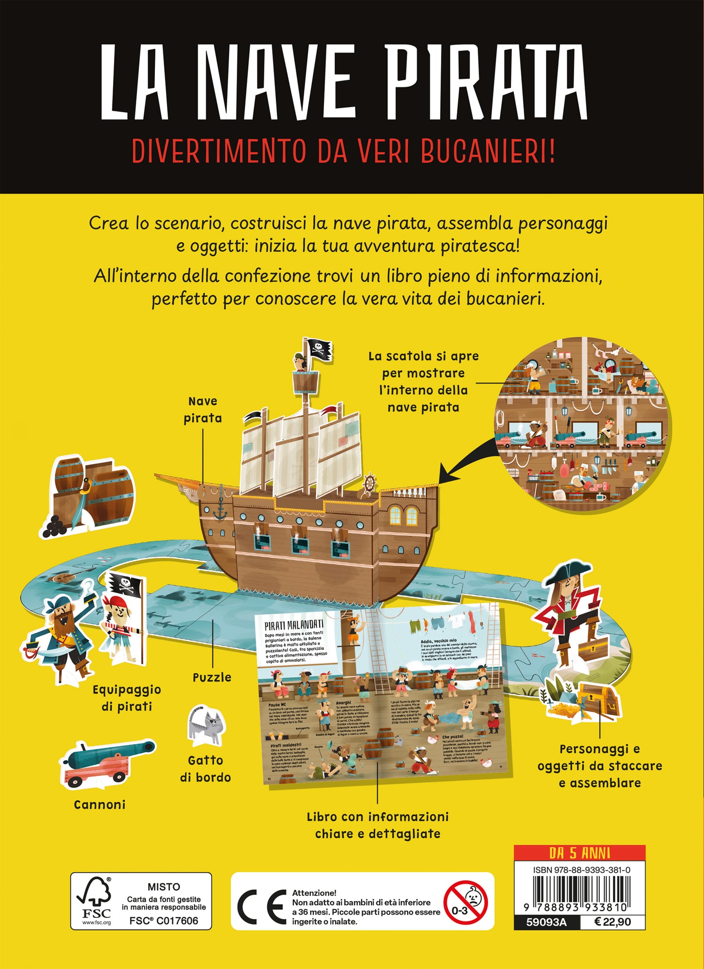 La nave pirata. divertimento da veri bucanieri