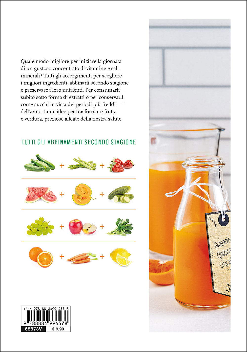 Succhi ed estratti slow. Tutti gli abbinamenti secondo stagione