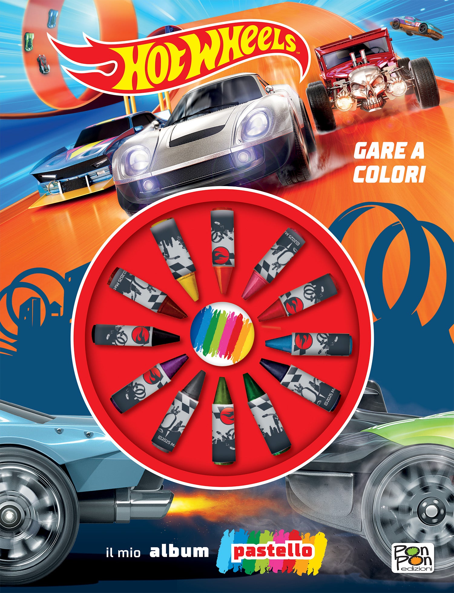 Hot Wheels. Il mio album pastello. Gare a colori
