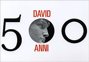 Cartolina. Firenze - Galleria dell'Accademia. David. 1504-2004
