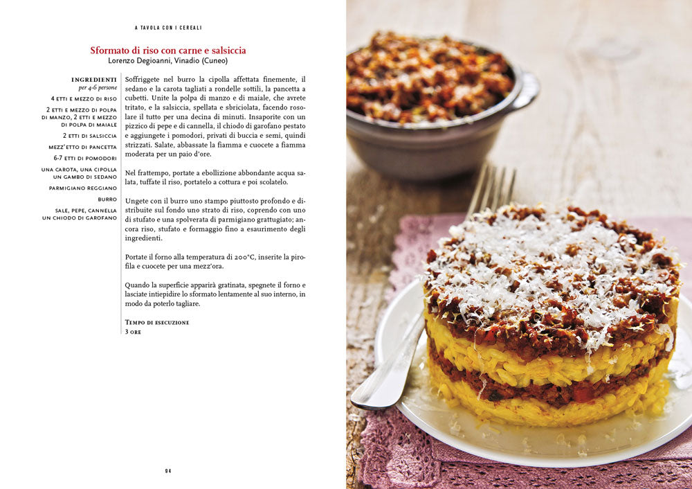 A tavola con i cereali. 110 ricette della tradizione