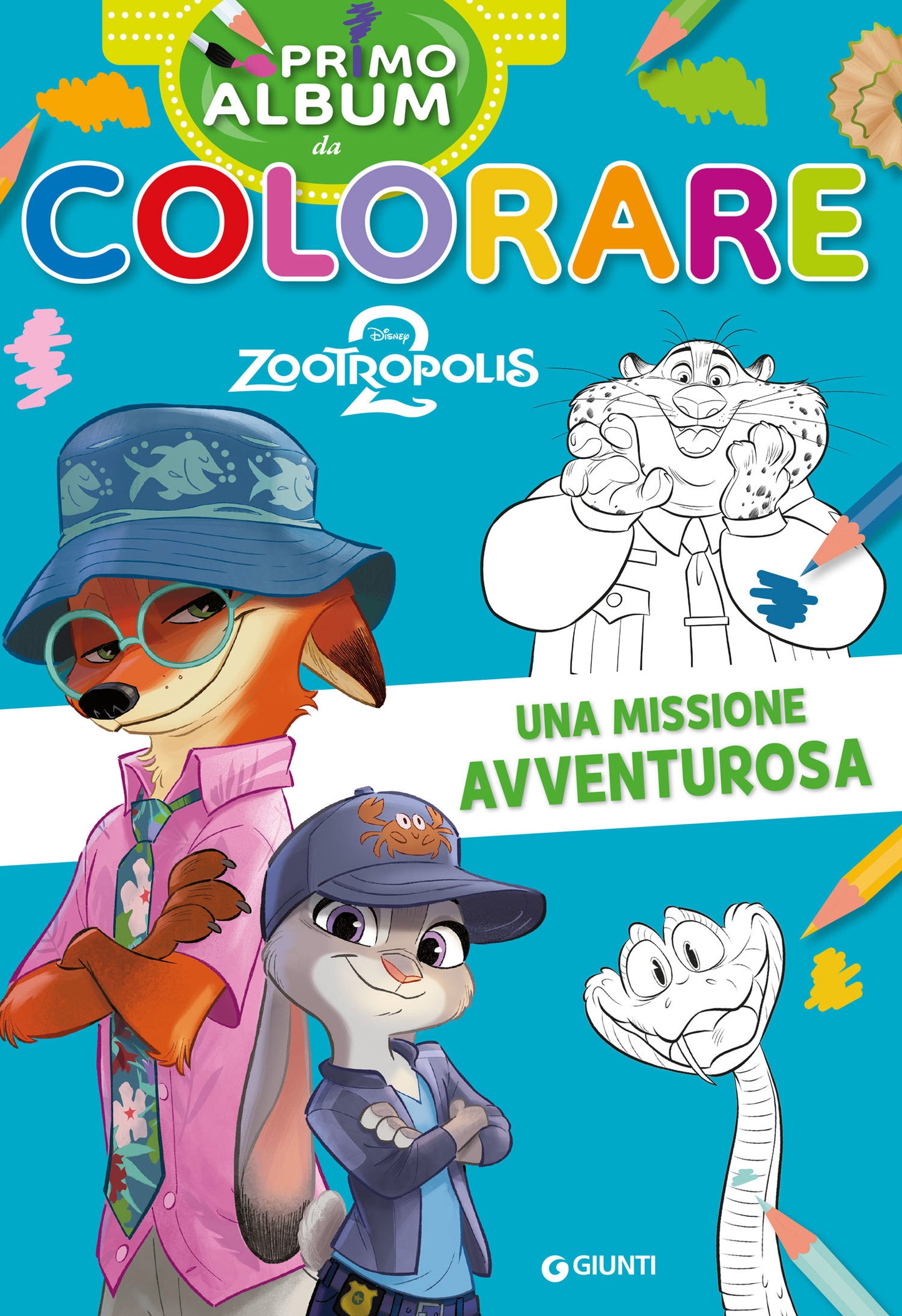 Zootropolis 2 Primo album da colorare. Una missione avventurosa
