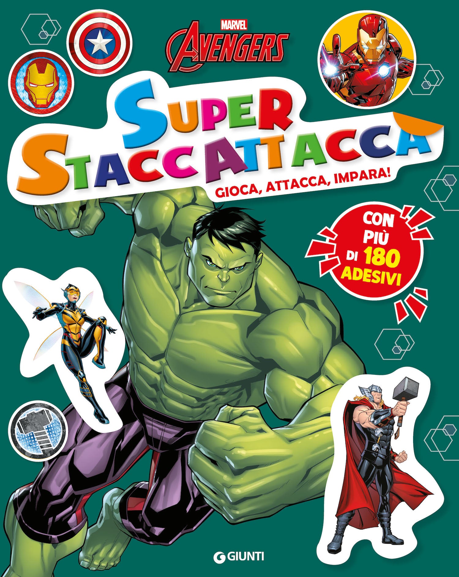 Avengers Super Staccattacca Marvel. Gioca, attacca, impara! Con più di 180 adesivi