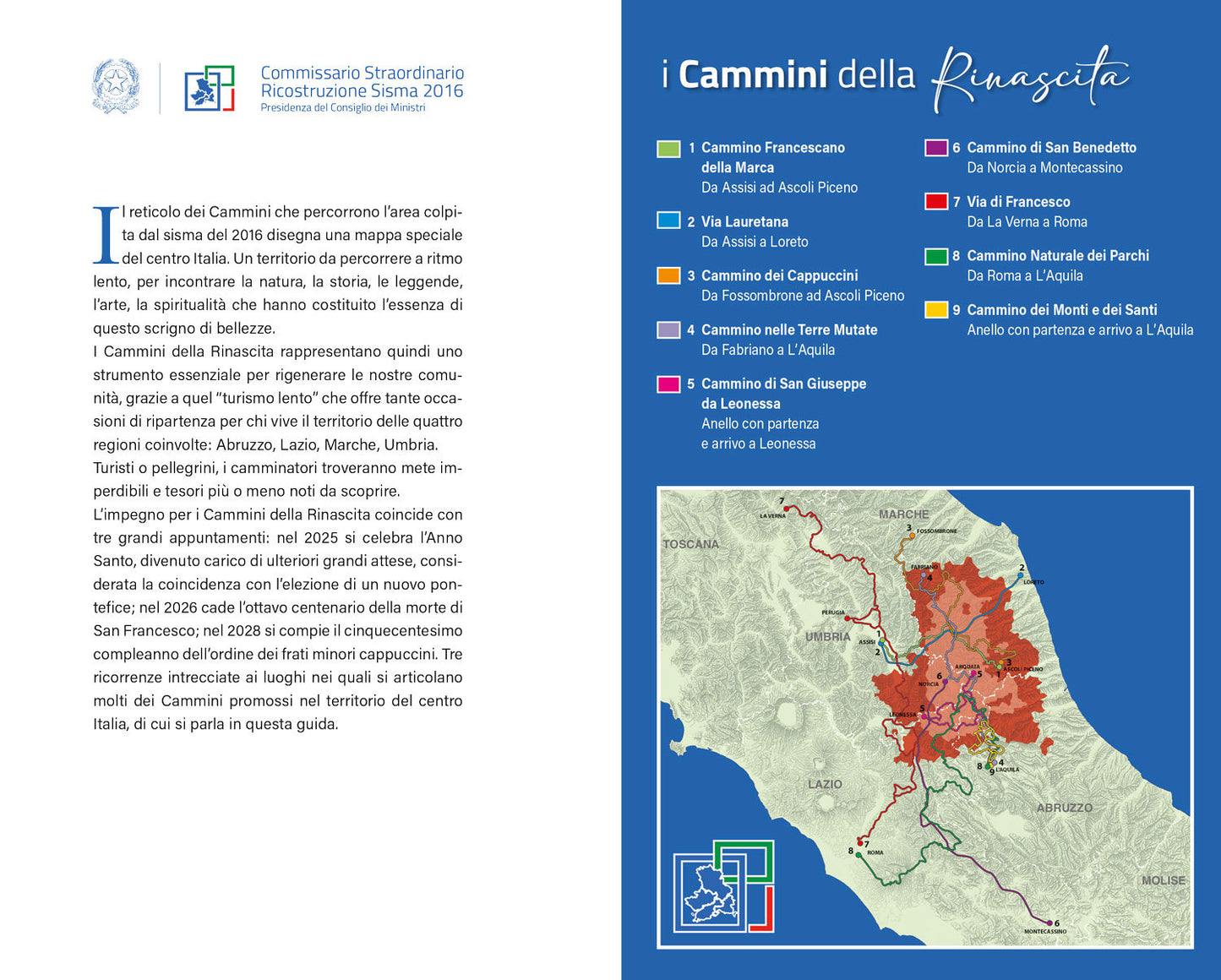I Cammini della Rinascita. Tesori nascosti dell'Appennino centrale