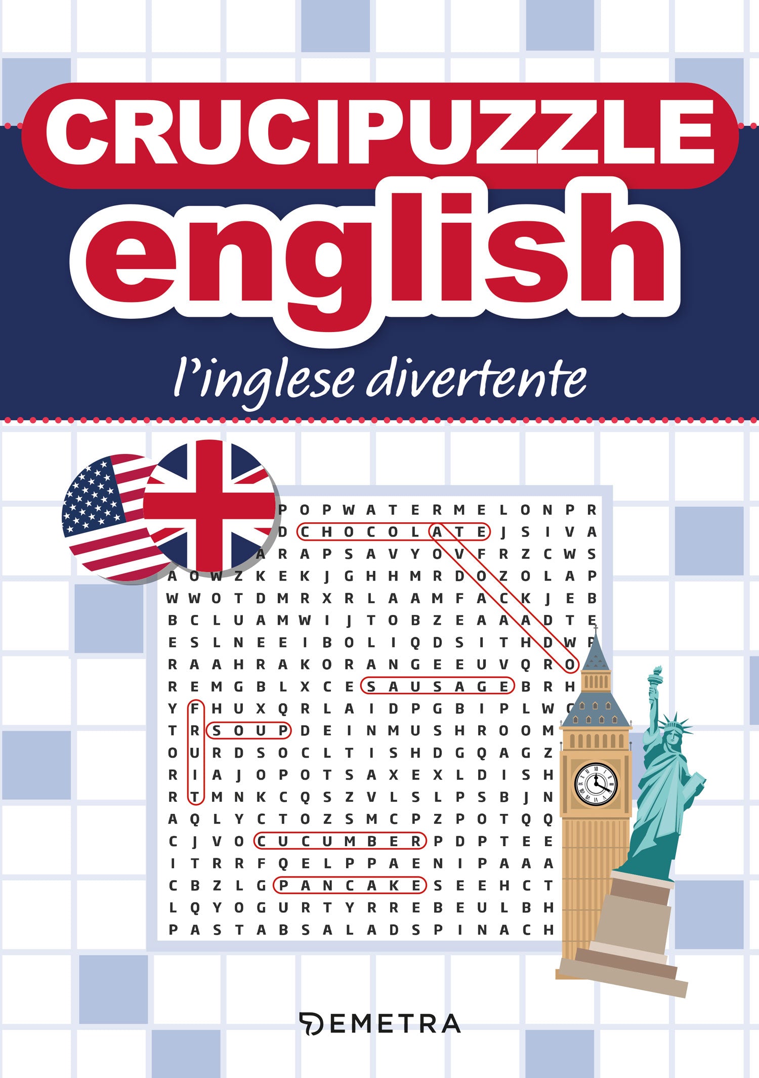 Crucipuzzle English. l'inglese divertente