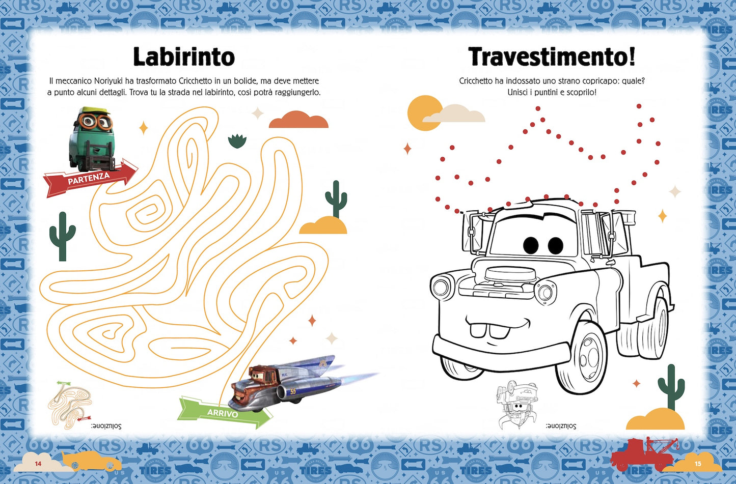 Cars on the road Bubble Stickers. Storia e giochi