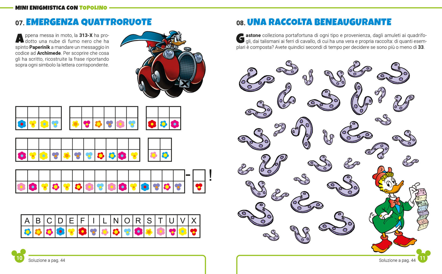 Mini Enigmistica con Topolino