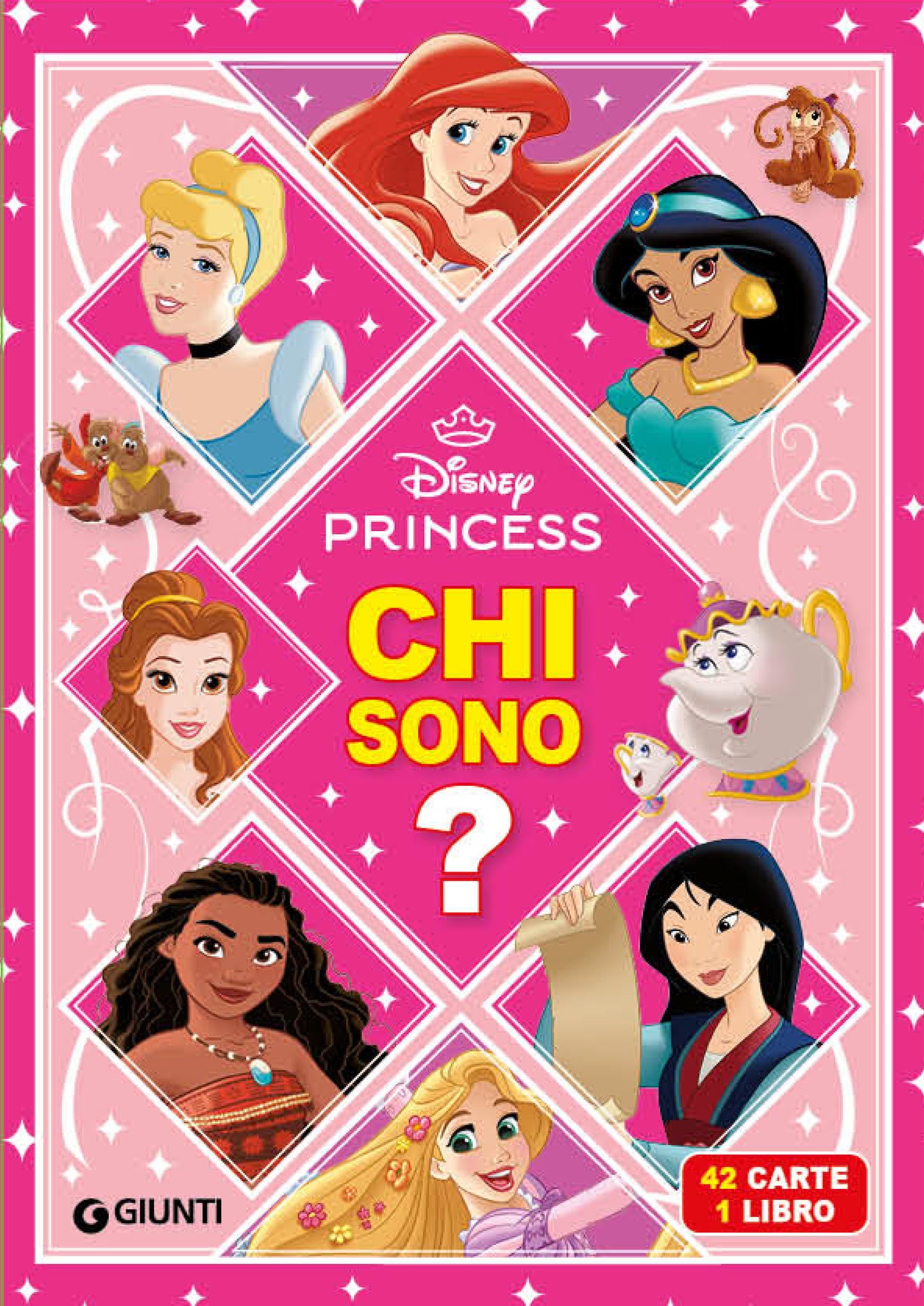 Chi sono? Principesse Disney. 42 carte, 1 libro