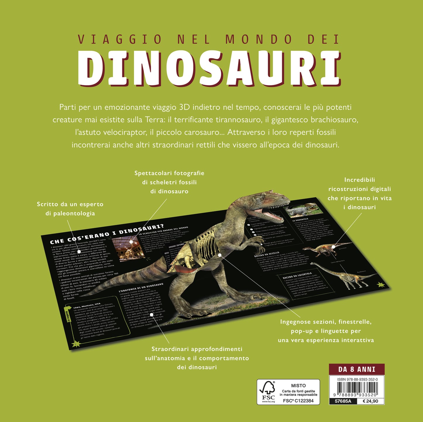 Viaggio nel mondo dei dinosauri. Guida interattiva sui terribili rettili preistorici