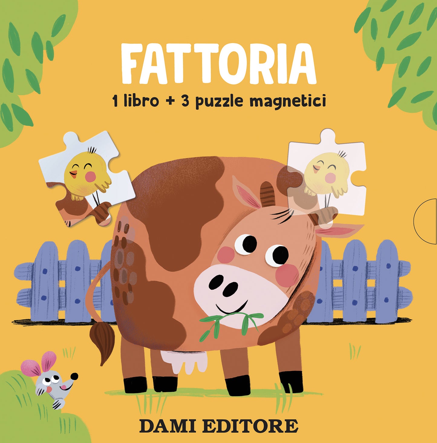 Fattoria. 1 libro + 3puzzle magnetici