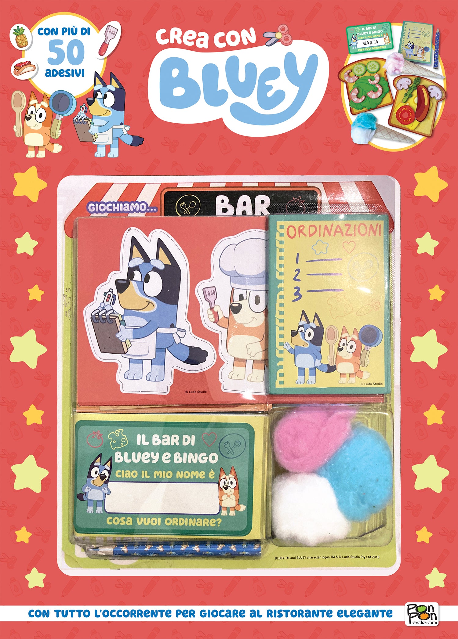 Bluey. Crea con Bluey + Set del ristorante