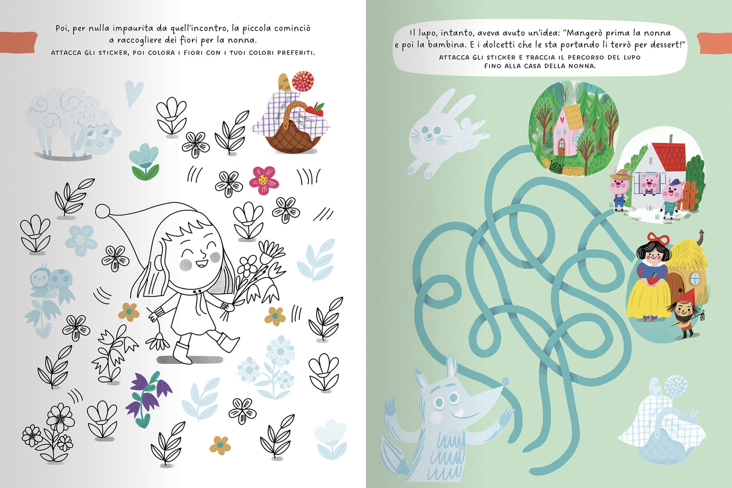 Cappuccetto Rosso. Attività, Tatuaggi e Sticker