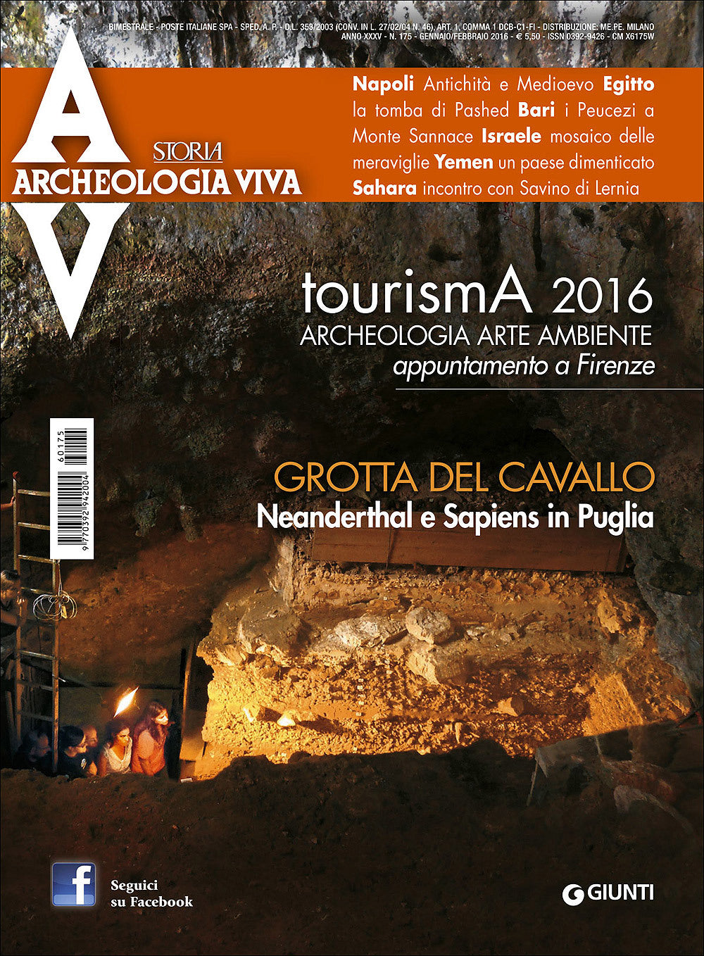 Archeologia Viva n. 175 - gennaio/febbraio 2016. Rivista bimestrale