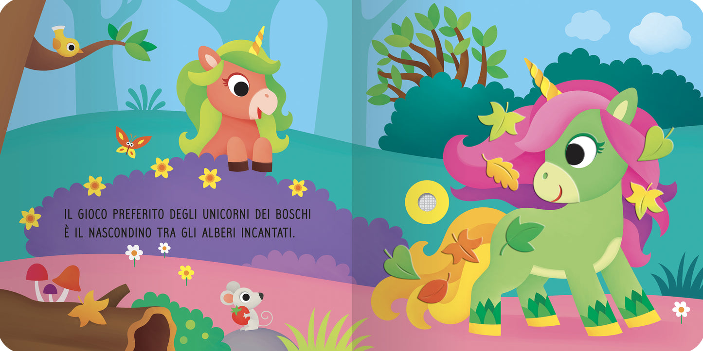 Unicorni. Libro tattile sonoro