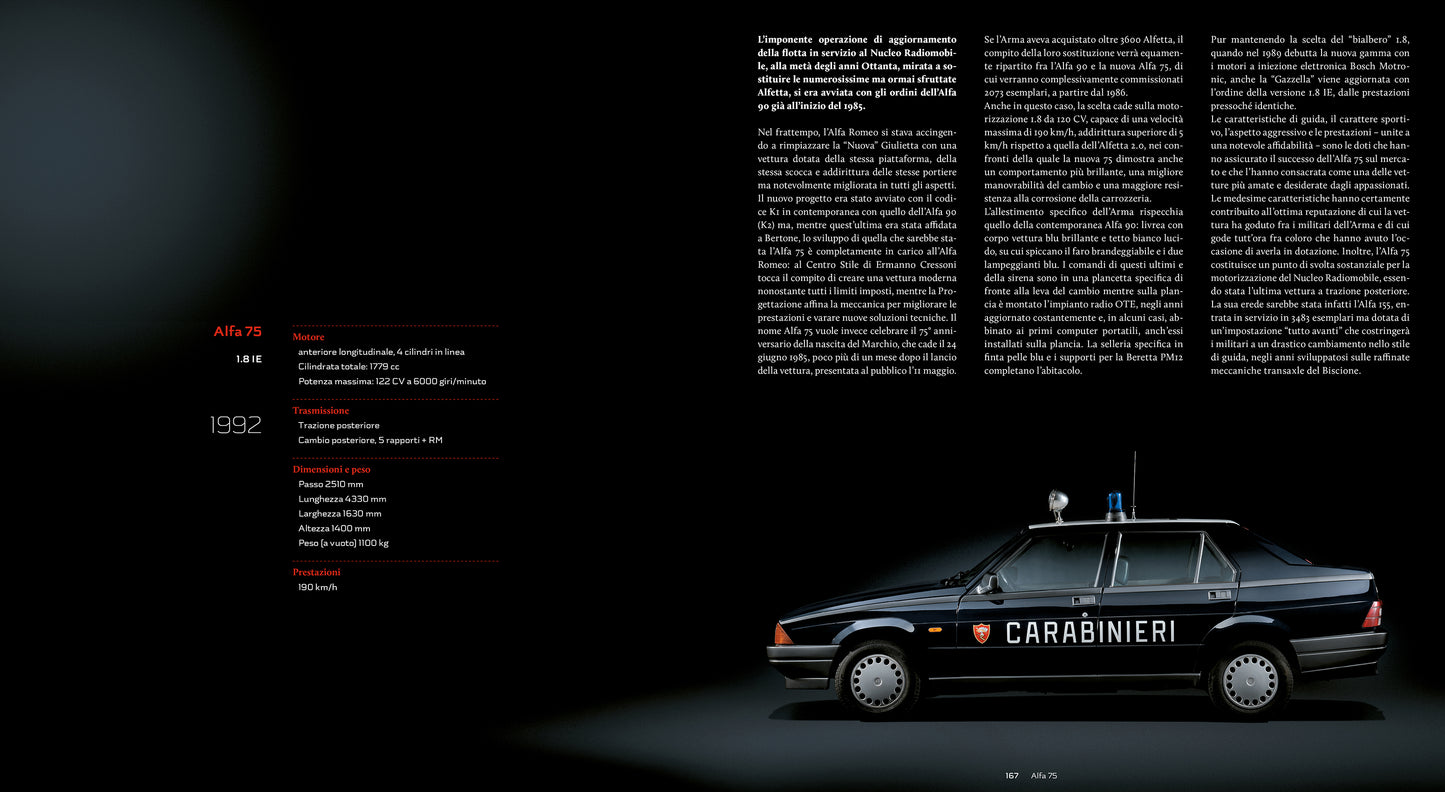 Carabinieri e Alfa Romeo . Al servizio del Paese