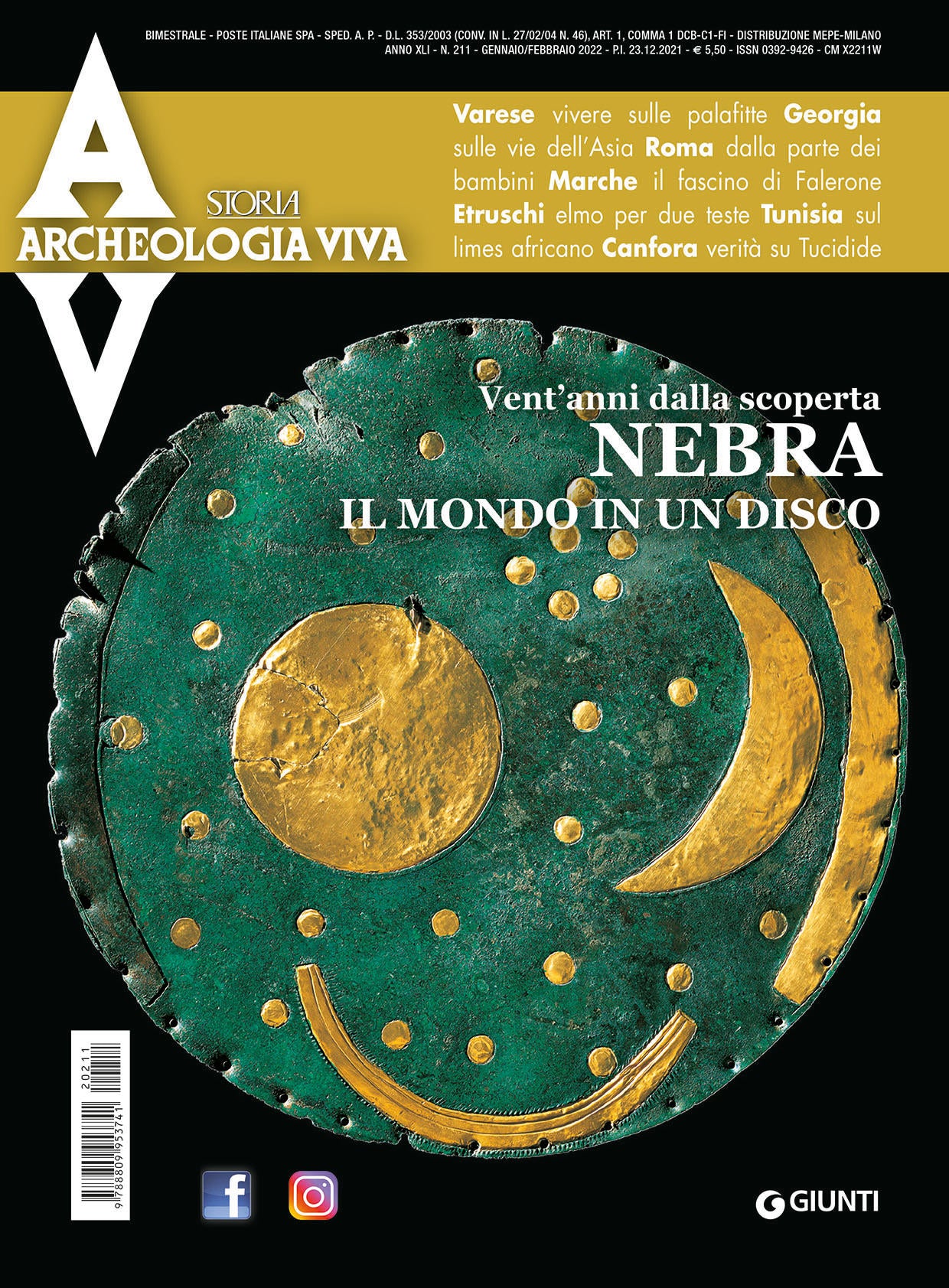 Archeologia Viva n. 211 - gennaio/febbraio 2022. Rivista bimestrale