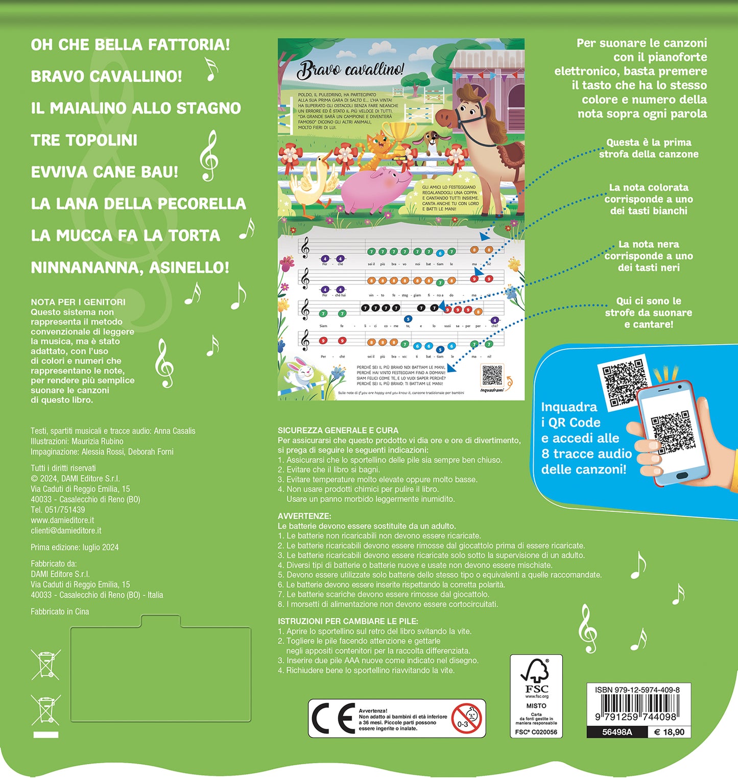 Il libro pianoforte della Fattoria