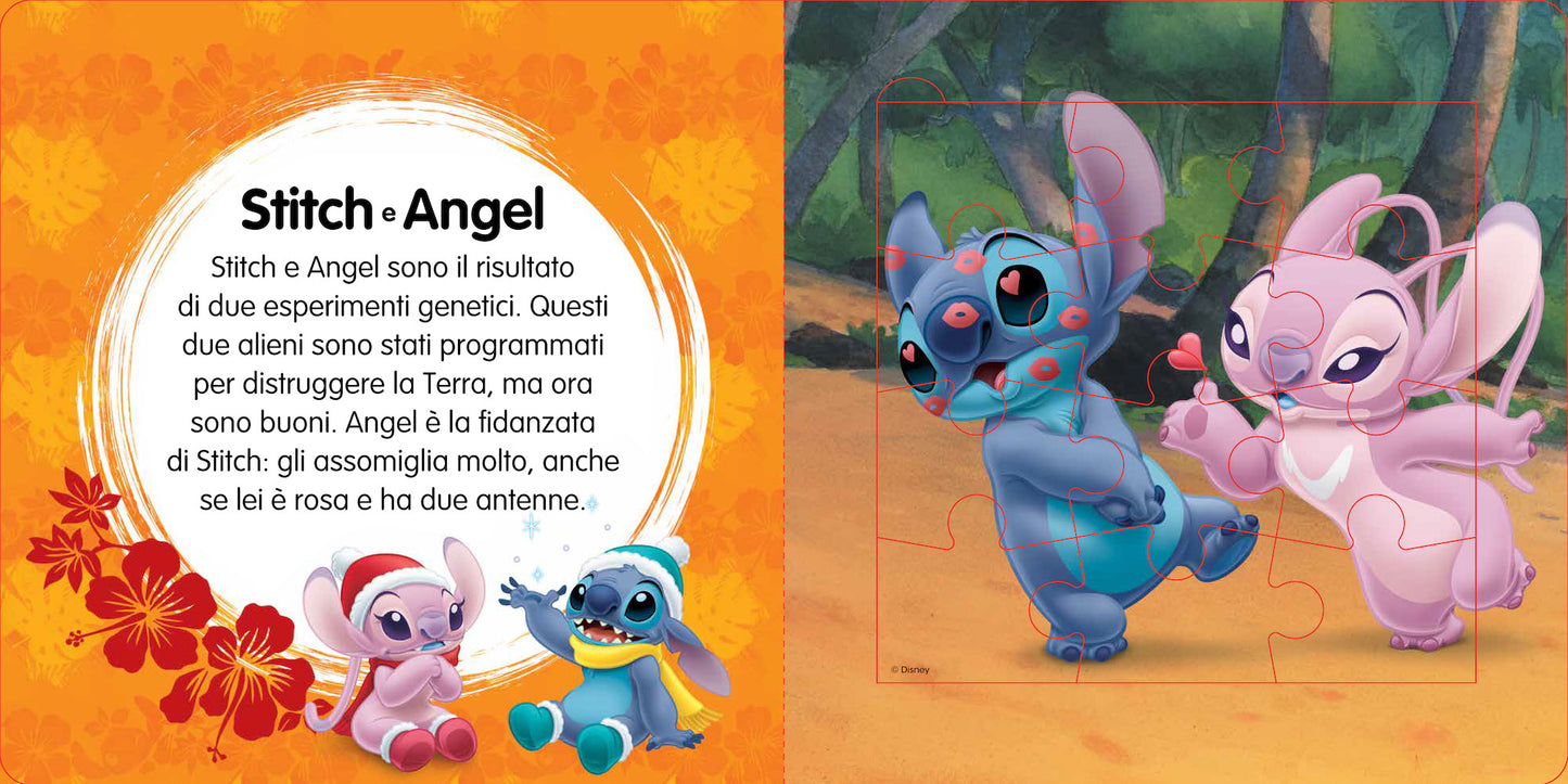 Stitch Maxi Puzzle. Con 5 grandi puzzle