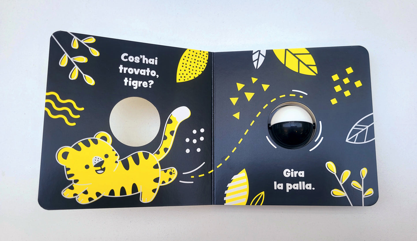 Gira e gioca con gli animali gialli