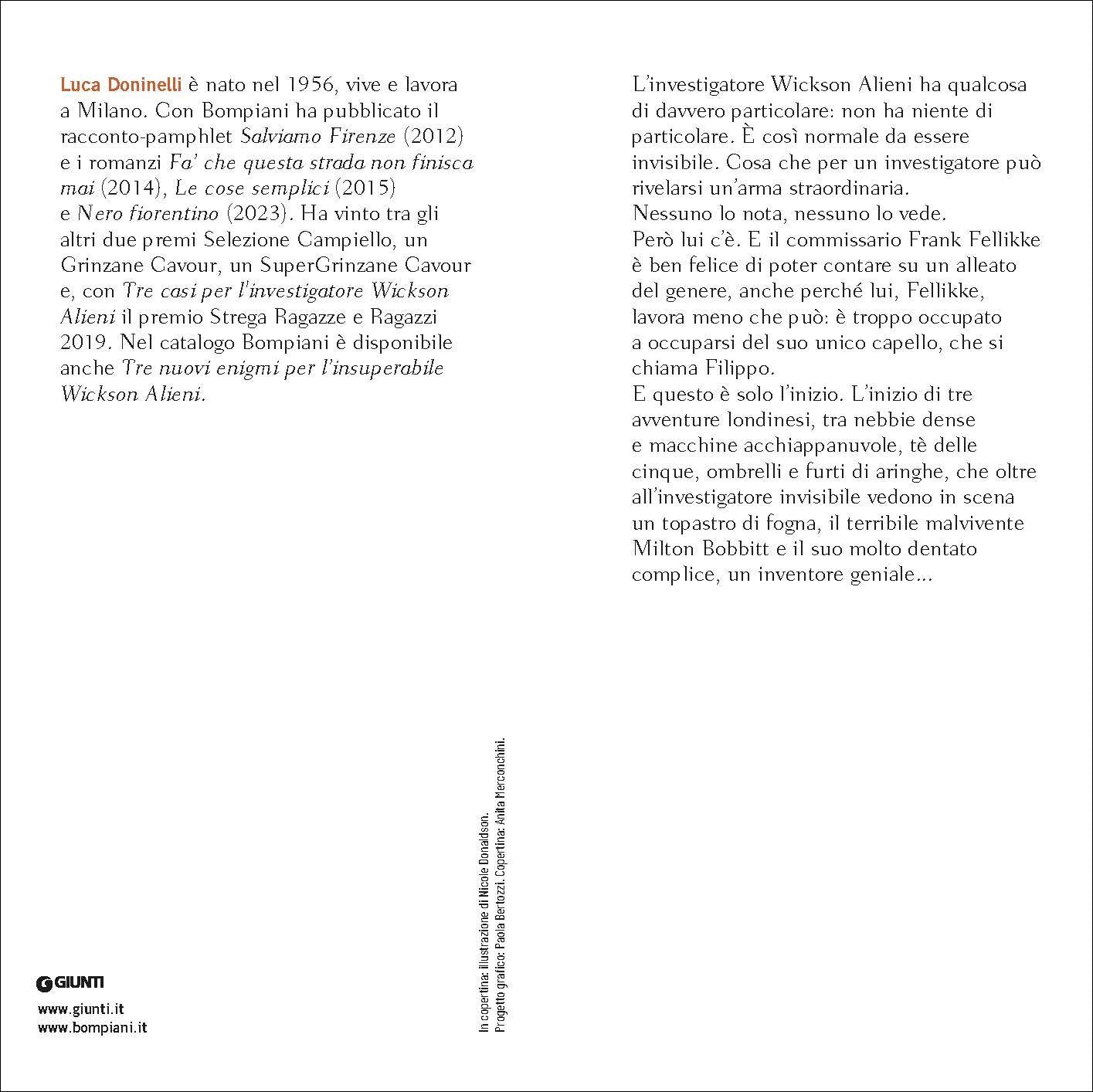 Tre casi per l'investigatore Wickson Alieni