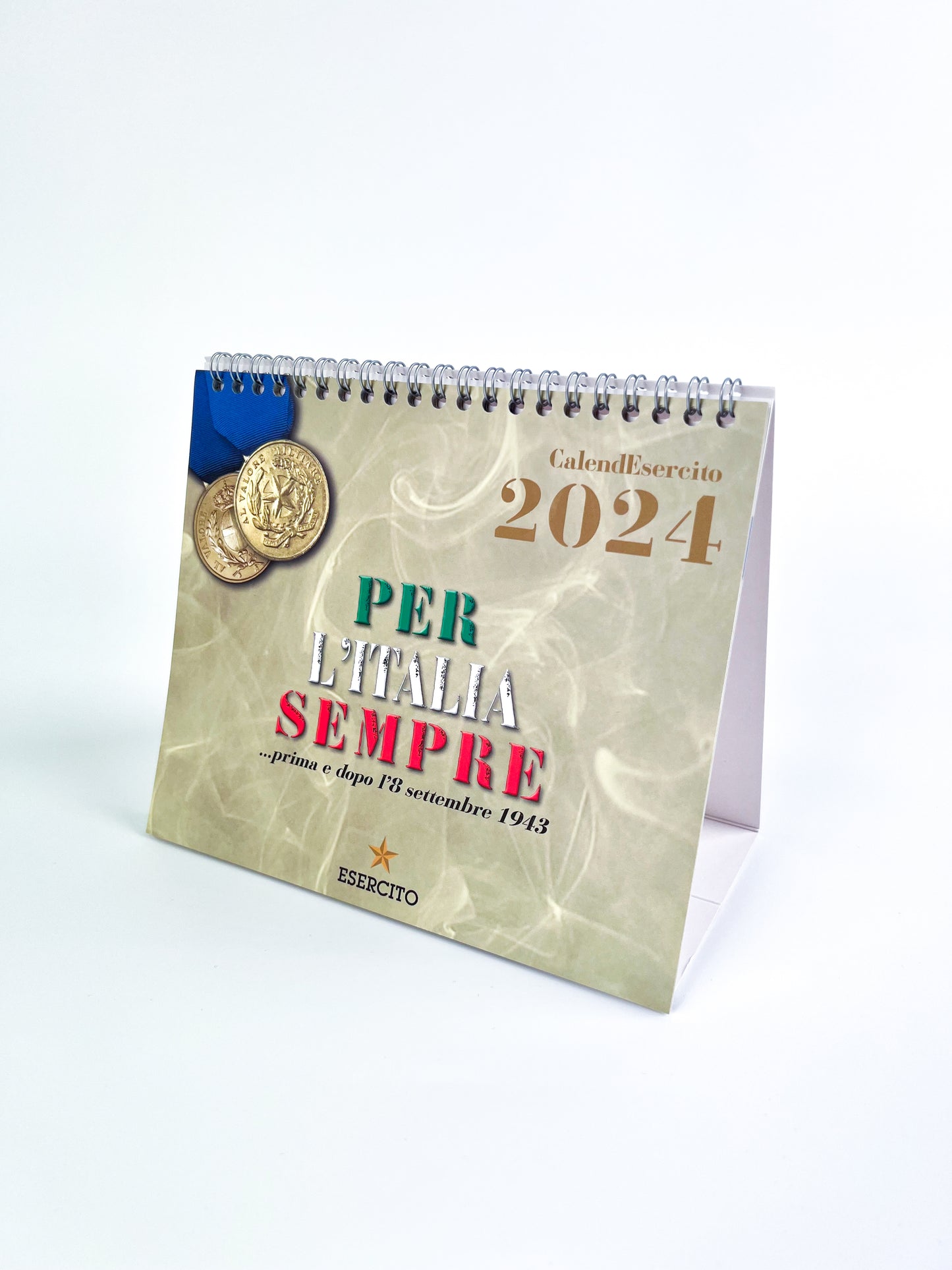 Calendario Esercito 2024 (da tavolo). Per l'Italia sempre... prima e dopo l'8 settembre 1943