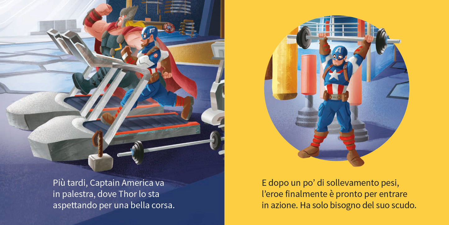 Captain America Dov'è il tuo scudo? I Librottini. Marvel Beginnings