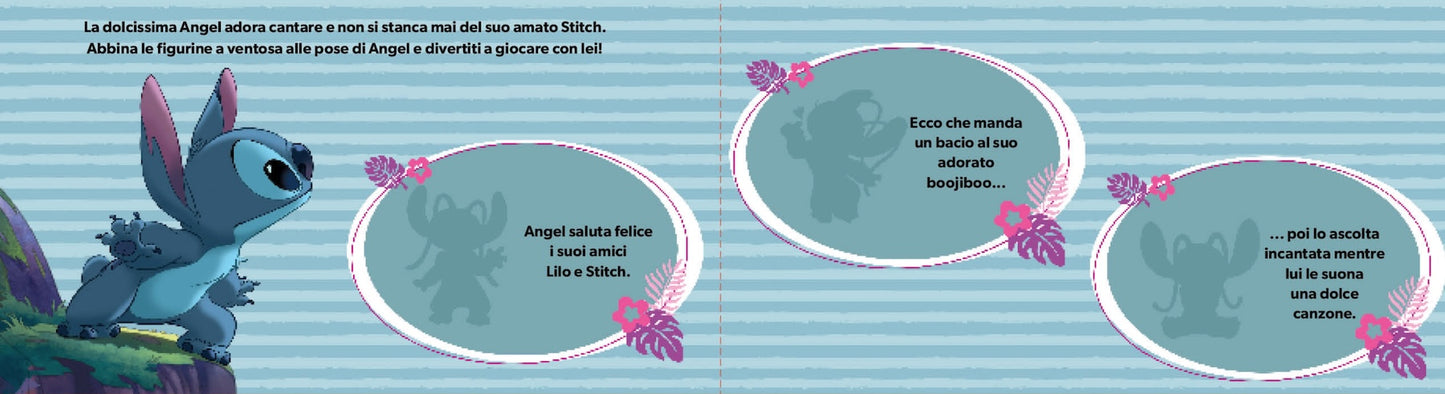Stitch Leggi e attacca. 1 libro, 8 figurine, 2 giochi da tavolo