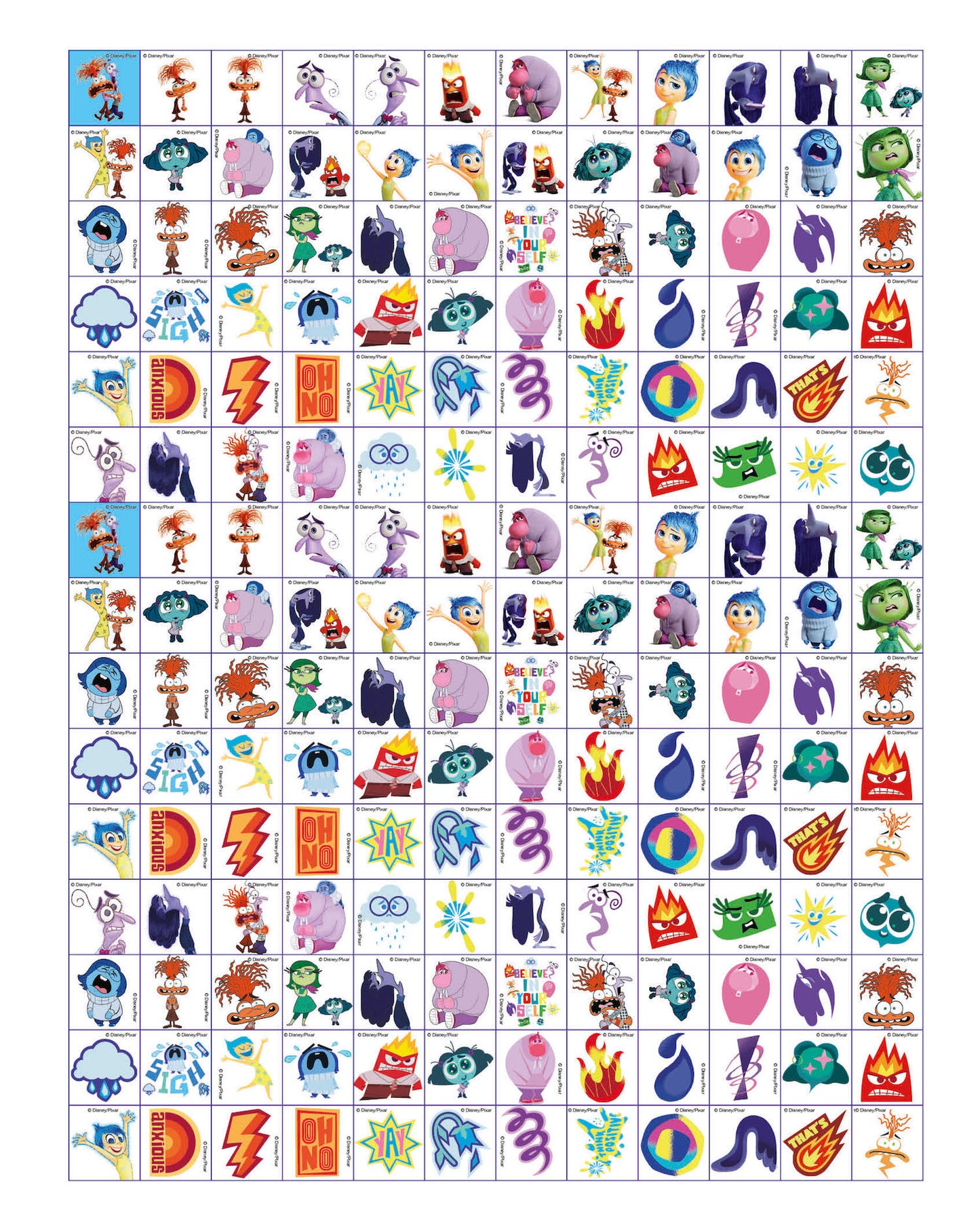 1000 Sticker Inside Out 2. Tanti giochi e attività