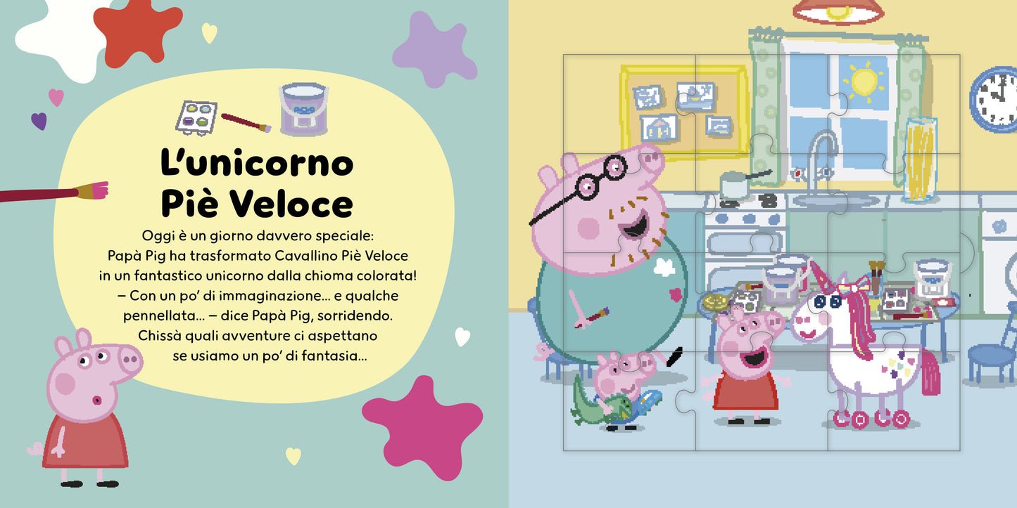 Magici unicorni. Libro Puzzle