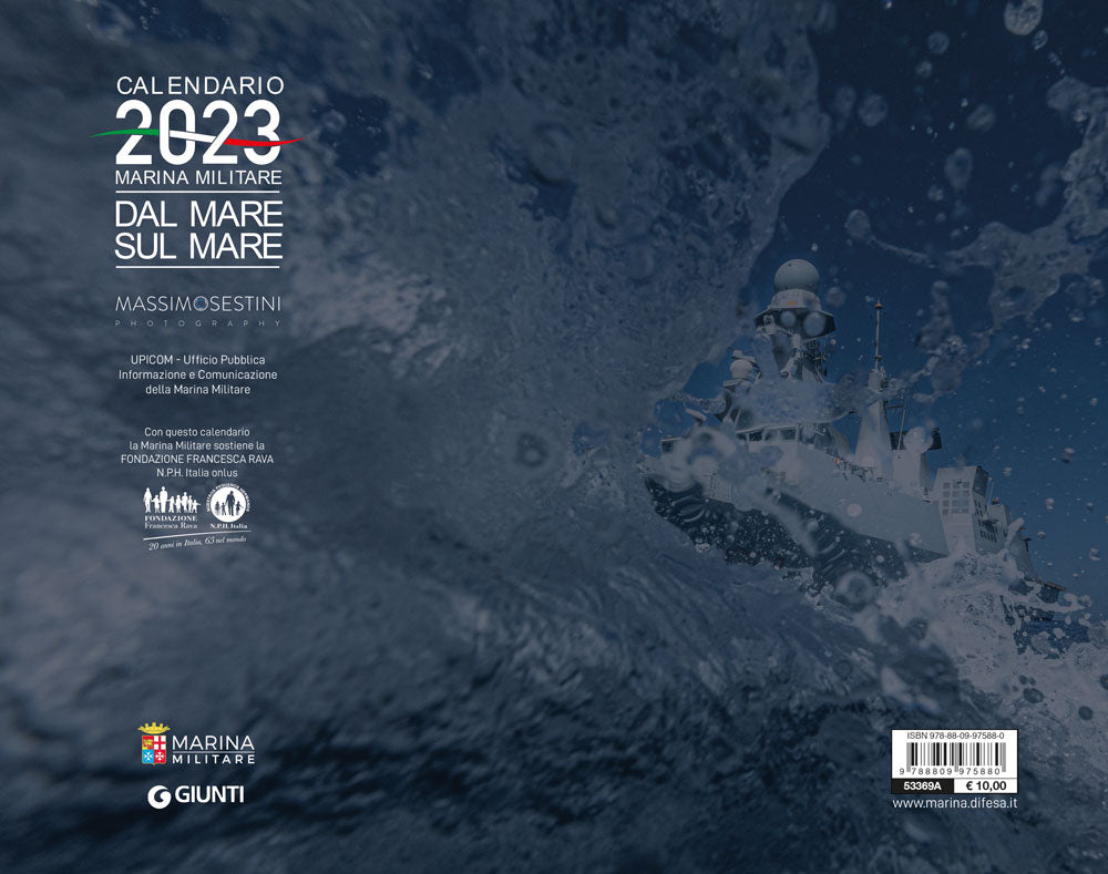 Calendario Marina Militare 2023 (da parete). Dal mare, sul mare