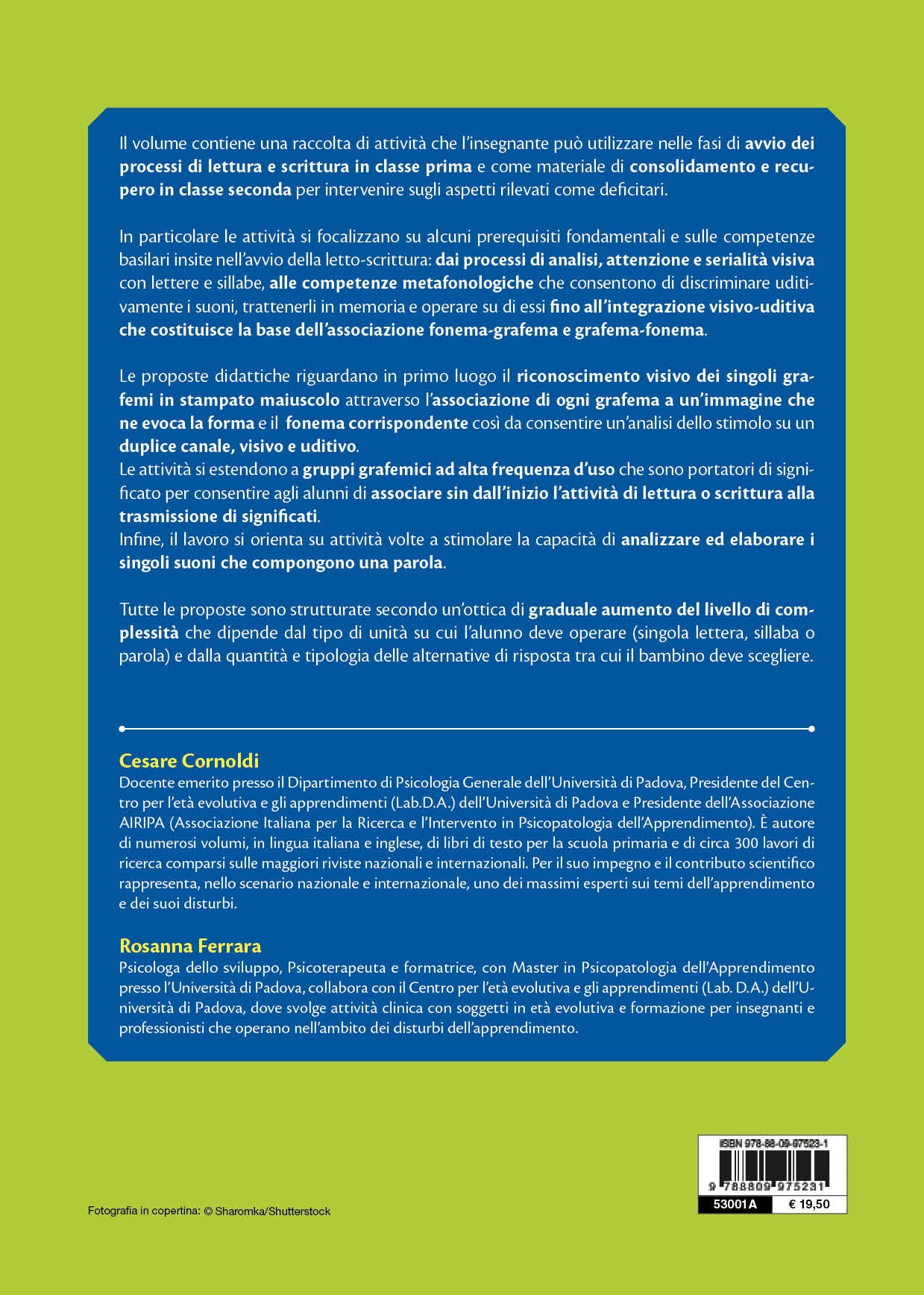 Dal riconoscimento delle lettere all'individuazione delle sillabe. CL I e II - Scuola primaria