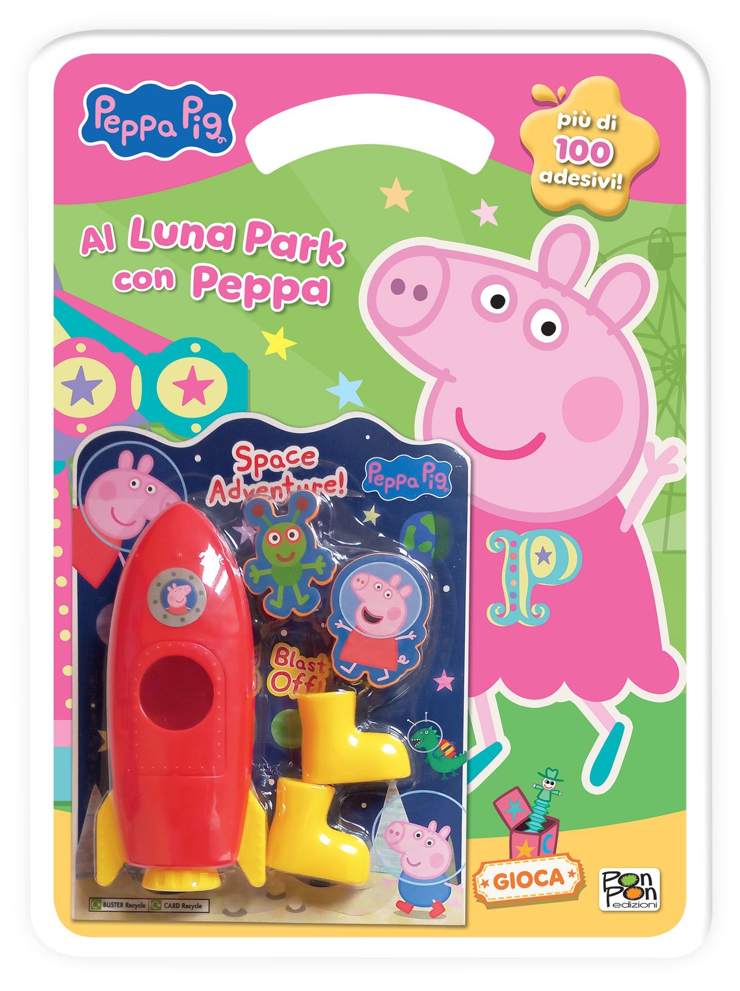 Peppa Pig. Al Luna Park con Peppa + Razzo spaziale