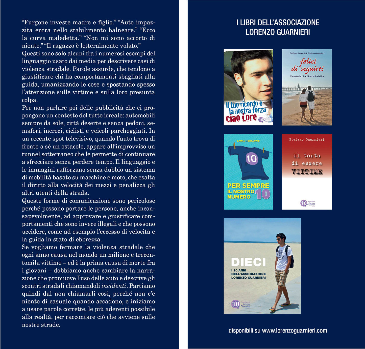 Il valore delle parole. La narrazione sbagliata degli scontri stradali