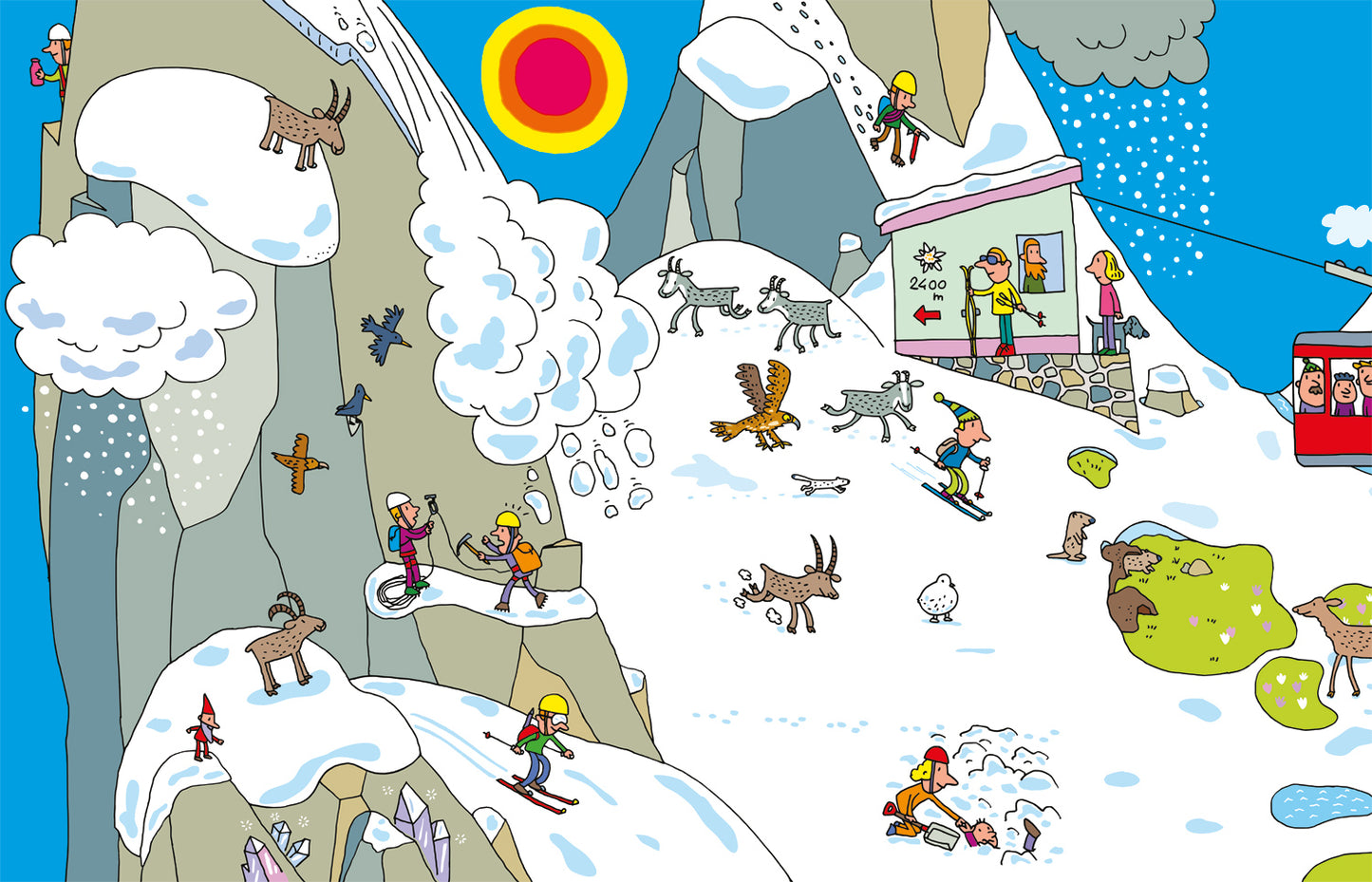 La montagna. Con più di 100 adesivi!