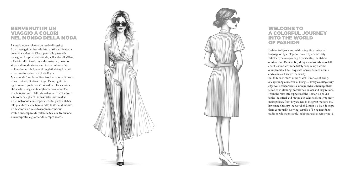 I LOVE FASHION. COLORING BOOK. Coloring book