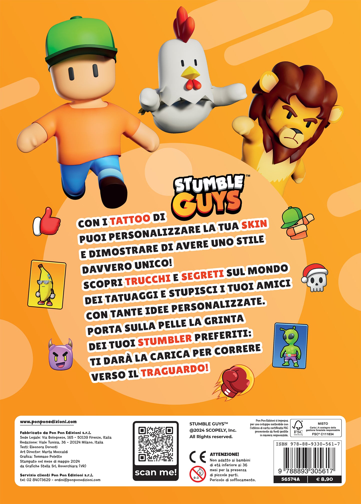 Stumble Guys. Tattoo book