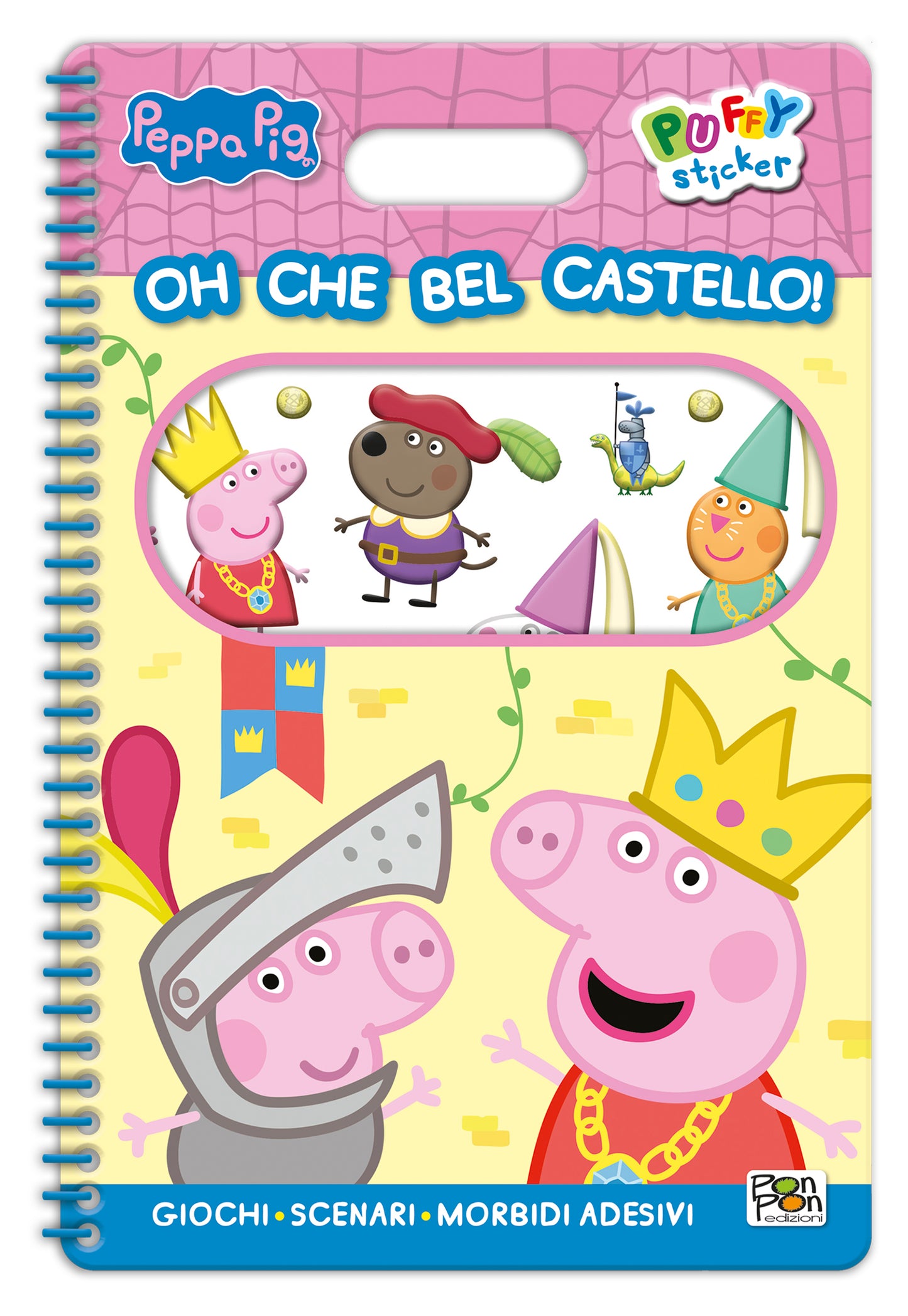Peppa Pig. Puffy sticker. Oh che bel castello!
