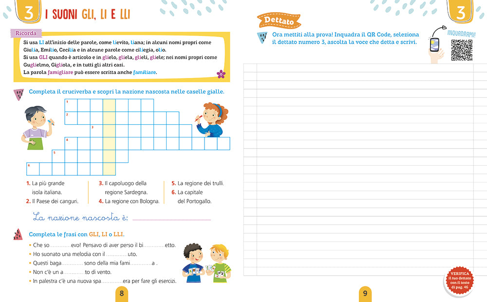 Il quaderno dei dettati classe 5