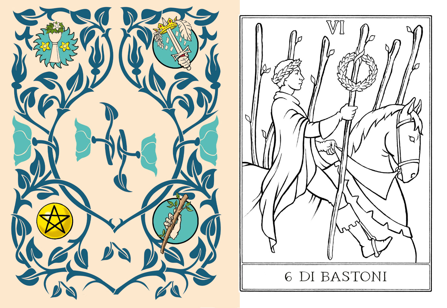 Colora i tuoi tarocchi. crea il tuo mazzo personale