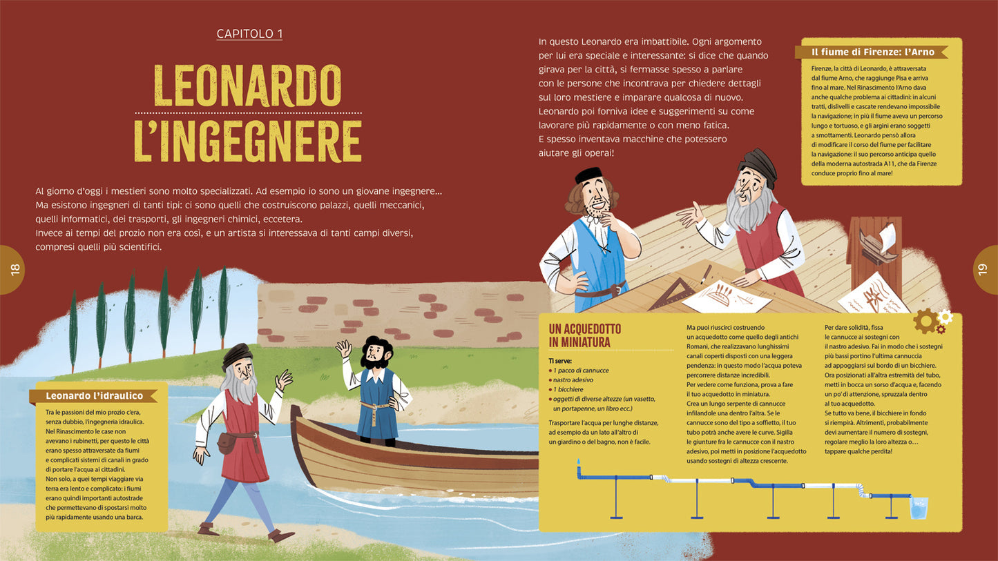 Le grandi macchine di Leonardo. 38 macchine ideate da Leonardo più di 500 anni fa che sono ancora oggi attuali e utilissime!