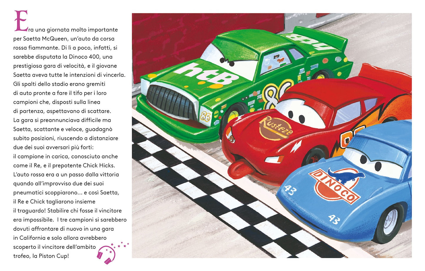 Cars Motori ruggenti Leggi e Ascolta QR Code