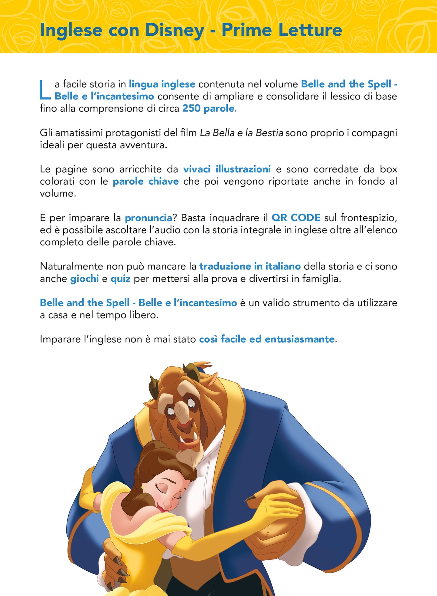 Belle e l'incantesimo - L'inglese con Disney-Prime letture. Con QR Code